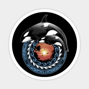 Orca Killer Whales Magnet